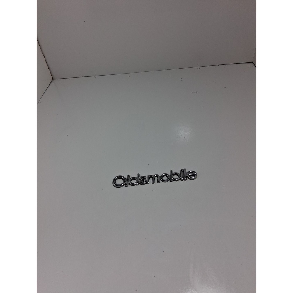 Vintage Oldsmobile Chrome Emblem Badge OEM Car Script Logo Classic GM Trim Part